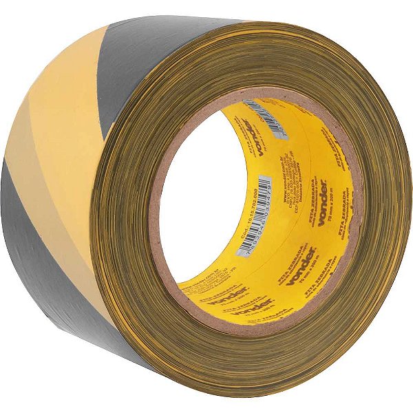 Fita zebrada sem adesivo 70mm x 200m VONDER