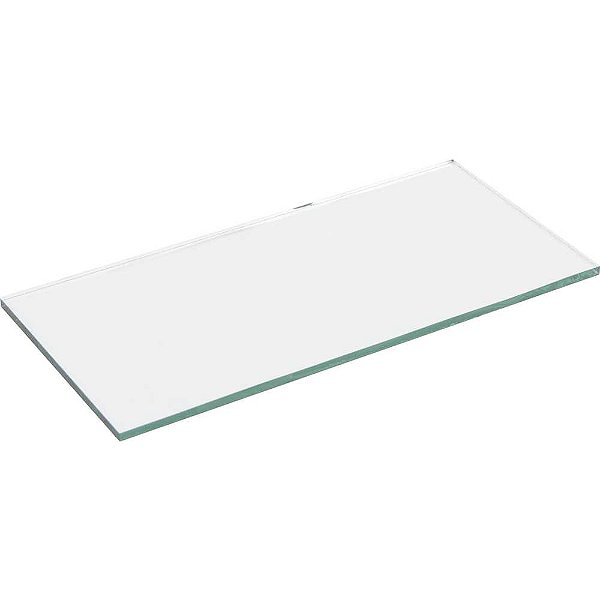Lente retangular 106mm x 50mm incolor LEDAN - 100 unidades
