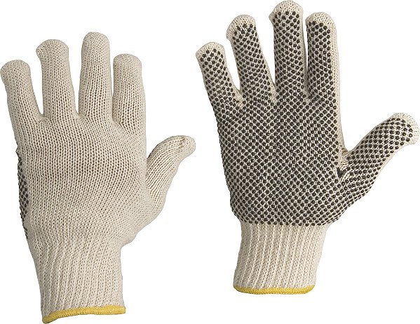 Luva de malha 4 fios pigmentada kit com 6 pares VONDER