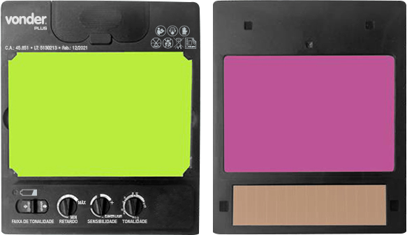 Filtro automático para máscara de solda MSV 513 VONDER PLUS