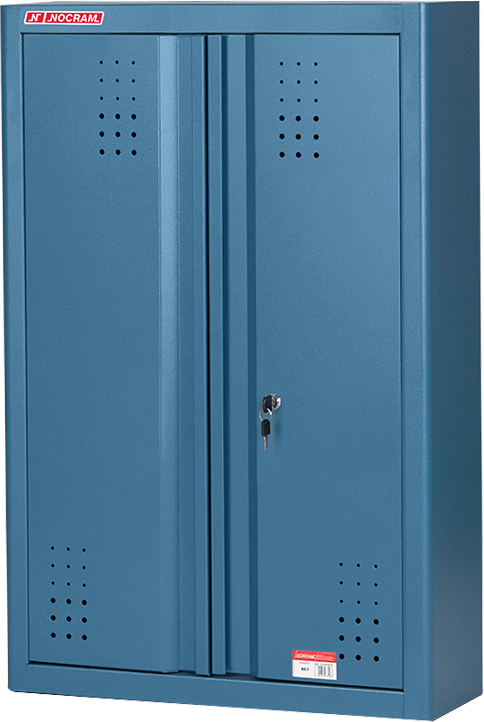 Armário para ferramentas com 2 portas e 3 prateleiras fixas para fixação na parede NA-3 NOCRAM