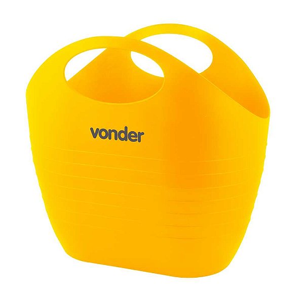 Bolsa plástica multiuso 20 litros amarela VONDER