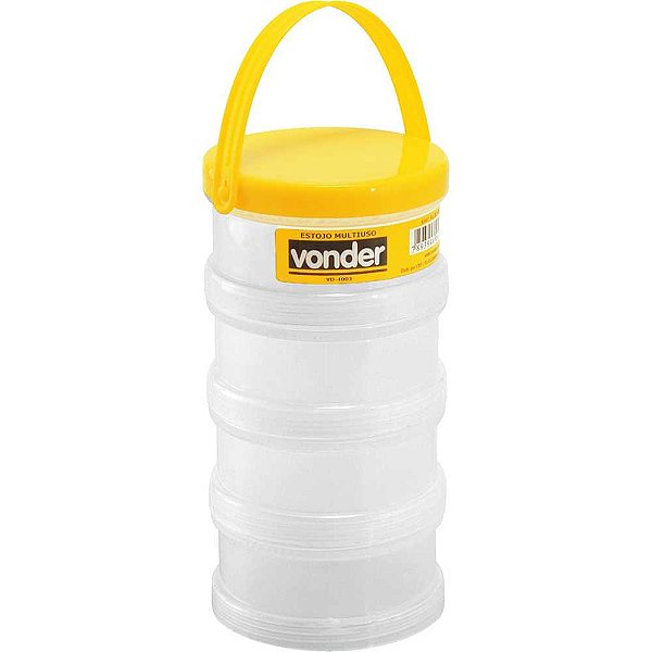 Estojo multiuso composto de 4 partes rosqueáveis VD 4003 VONDER