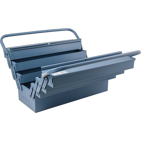 Caixa metálica sanfonada para ferramentas com 7 gavetas 50,0cm x 20,0cm x 25,5cm 507-F MARCON