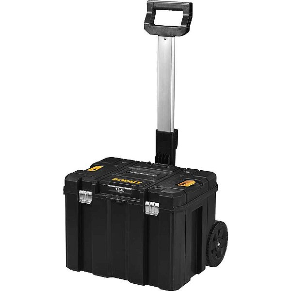 Caixa plástica para ferramentas com rodas e alça telescópica TSTAK DWST17820 DEWALT