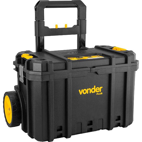 Caixa plástica para ferramentas com rodas CRV 700 VONDER PLUS