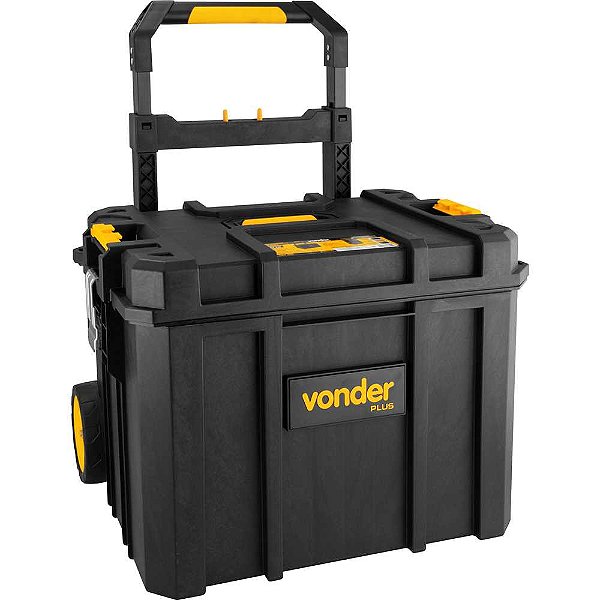Caixa plástica para ferramentas com rodas CRV 900 VONDER PLUS