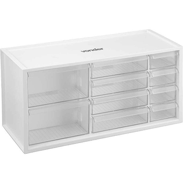 Organizador plástico com 10 gavetas OPV 0378 VONDER