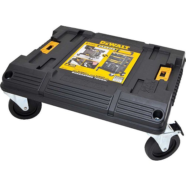 Base com rodas para organizadores caixas e maletas TSTAK até 95 kgf DWST17889 DEWALT