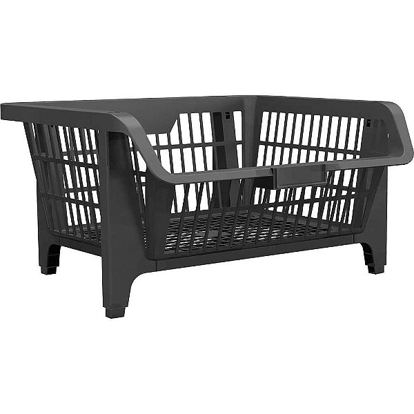 Cesto expositor prático preto VONDER - 10 unidades