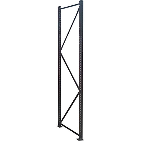 Coluna Lateral para mini porta-palete 9cm x 300cm x 80cm em chapa de aço cinza 40368 PRESTO