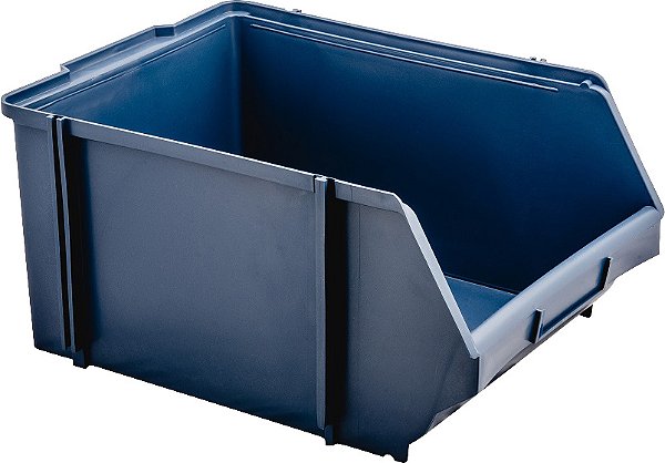 Gaveteiro plástico nº8 azul 18,5cm x 27,5cm x 38,0cm NACIONAL