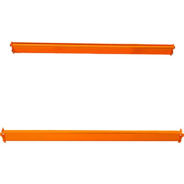 Longarina para estante porta-palete 120cm x 9cm em chapa de aço capac. 250 kgf laranja 40373 PRESTO