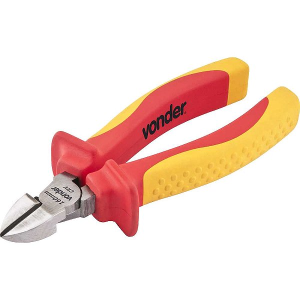 Alicate corte diagonal 160mm VDE com isolação até 1.000V VONDER