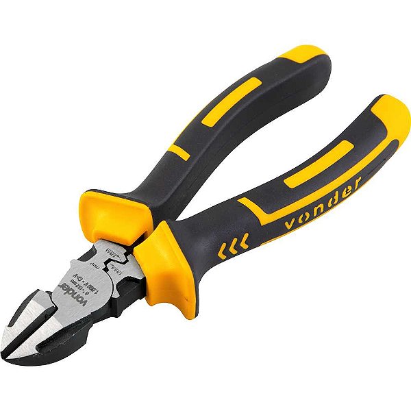 Alicate corte diagonal 6" para eletricista com isolação até 1.000V VONDER