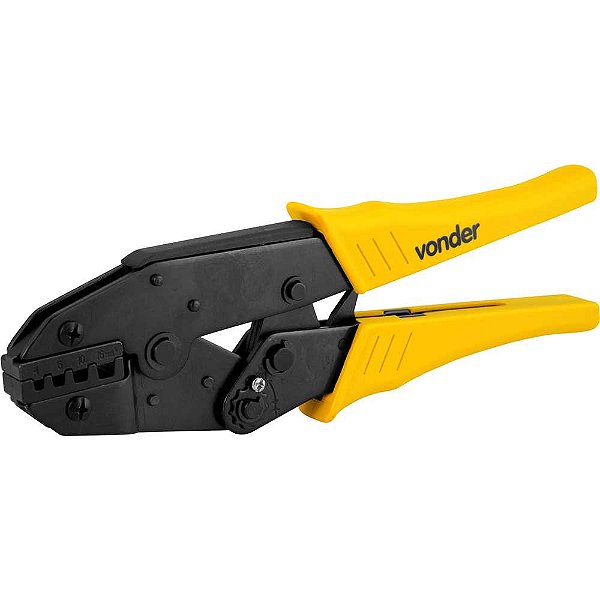 Alicate crimpador para terminais isolados tubulares de 4,0 mm² a 16,0 mm² AC 400 VONDER