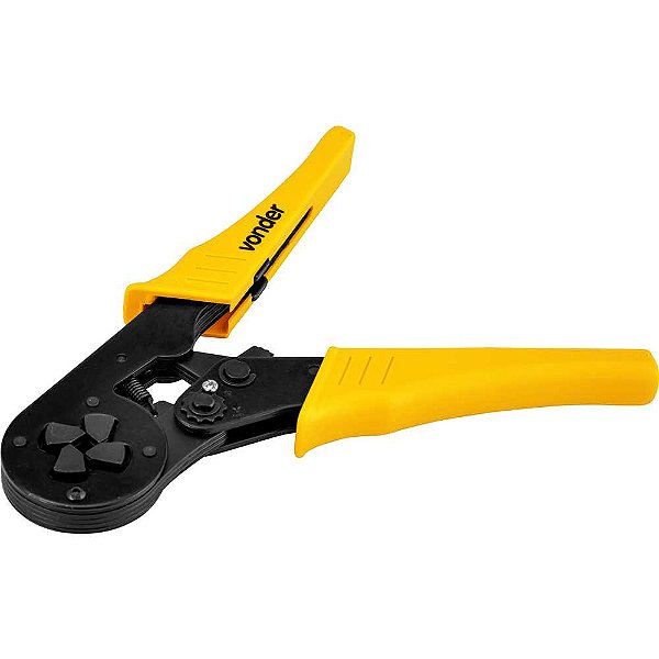 Alicate crimpador para terminais isolados tubulares de 6,0 mm² a 16,0 mm² AC 412 VONDER