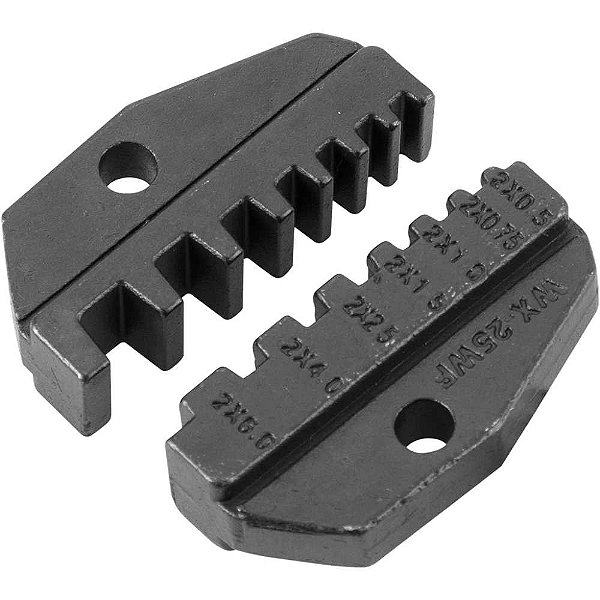 Matriz/mordente WX-25WF para alicate prensa terminais AP 510 VONDER