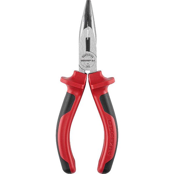 Alicate bico meia-cana curvo tipo telefone 6.1/2" R28512165 GEDORE RED