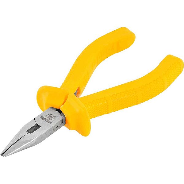 Alicate bico meia-cana reto 4.1/2" com isolação até 1.000V VONDER