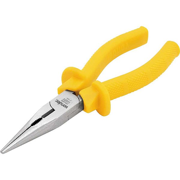 Alicate bico meia-cana reto 6" com isolação até 1.000V VONDER