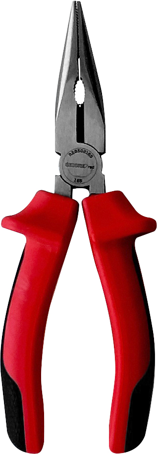 Alicate bico meia-cana reto 8" tipo telefone R28502201 GEDORE RED