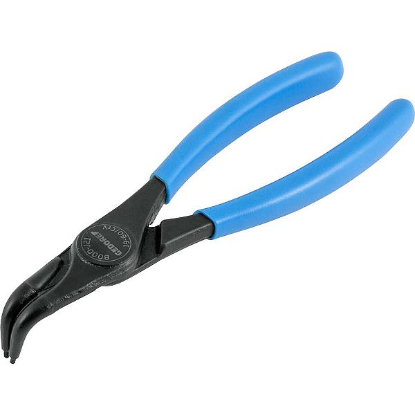 Alicate para anéis interno bico curvo 7'' 8000/J21 GEDORE