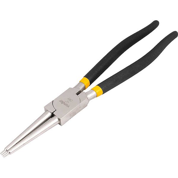 Alicate para anéis interno bico reto 12" VONDER