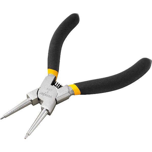 Alicate para anéis interno bico reto 5" VONDER