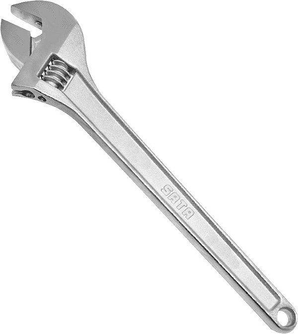 Chave ajustável 6" abertura de 20mm aço cromo vanádio ST47202SC SATA
