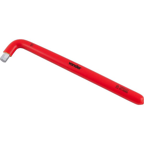 Chave hexagonal (allen) 10,0mm isolada IEC60900 VONDER