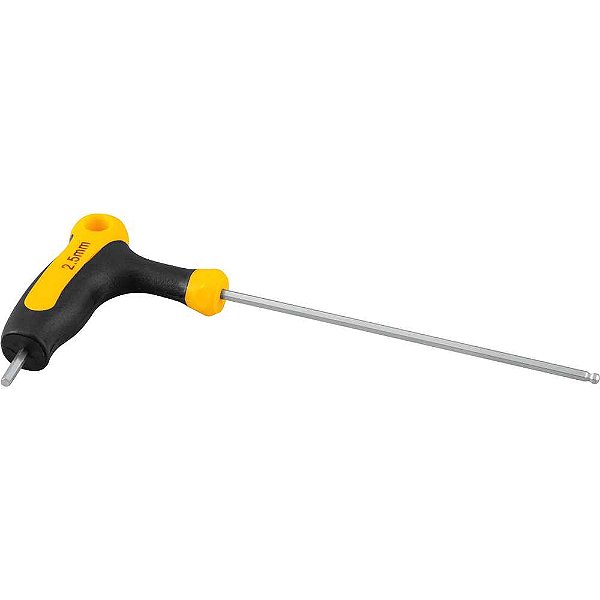 Chave hexagonal (allen) abaulada longa 2,5mm cabot VONDER