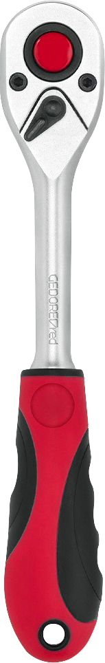 Catraca reversível para soquete encaixe 3/8" cabo emborrachado R50000027 GEDORE RED