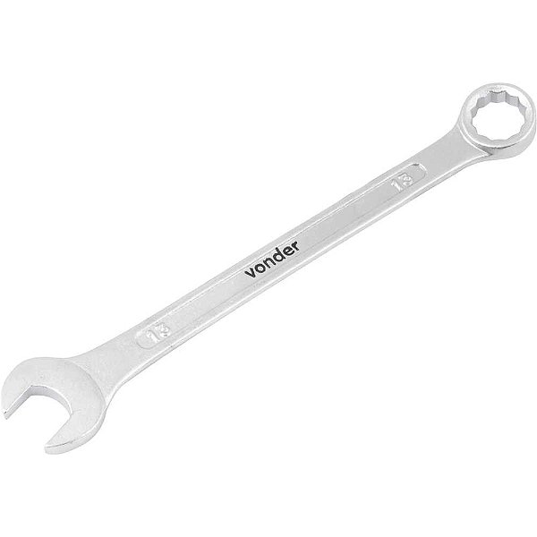 Chave combinada 13mm aço cromo vanádio reta VONDER