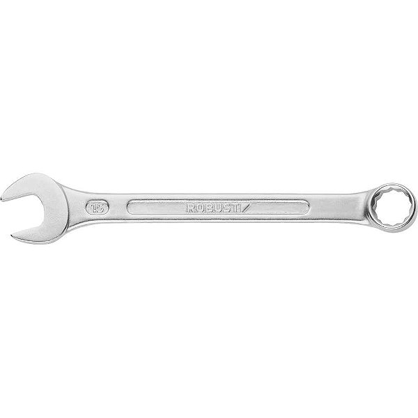 Chave combinada 15mm aço especial niquelado e cromado S09100150 3370037 ROBUST