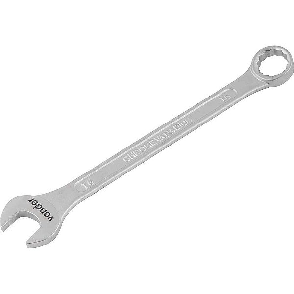 Chave combinada 16mm aço cromo vanádio reta VONDER