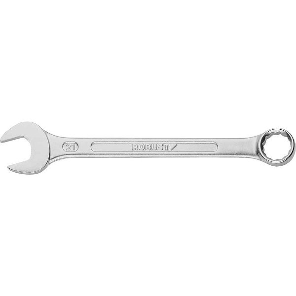 Chave combinada 21mm aço especial niquelado e cromado S09100210 3370043 ROBUST
