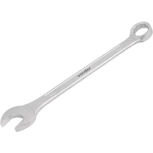 Chave combinada 22mm aço cromo vanádio reta VONDER