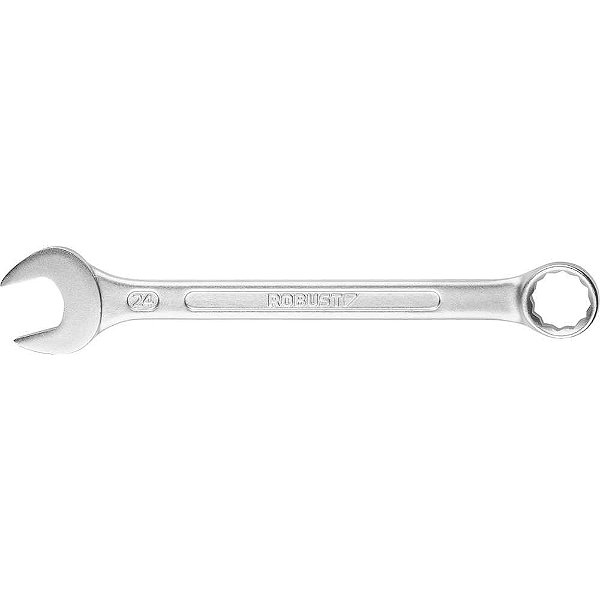 Chave combinada 24mm aço especial niquelado e cromado S09100240 3370046 ROBUST