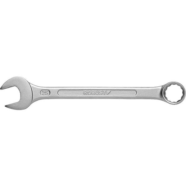 Chave combinada 25mm aço especial niquelado e cromado S09100250 3370047 ROBUST