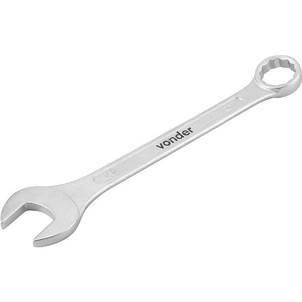 Chave combinada 29mm aço cromo vanádio reta VONDER