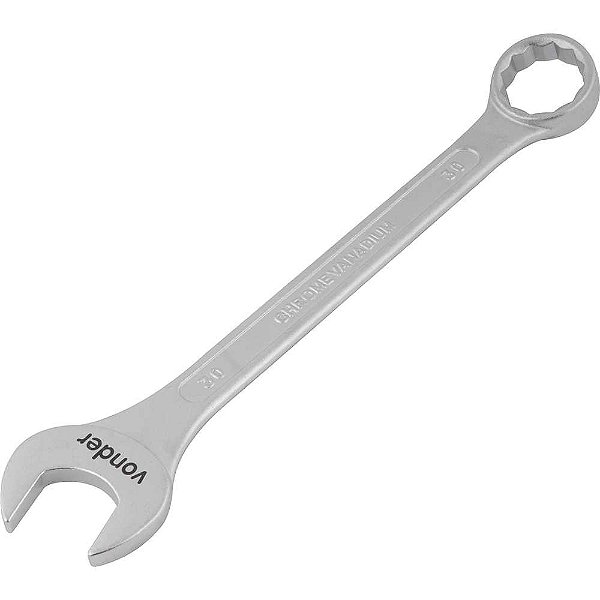 Chave combinada 30mm aço cromo vanádio reta VONDER