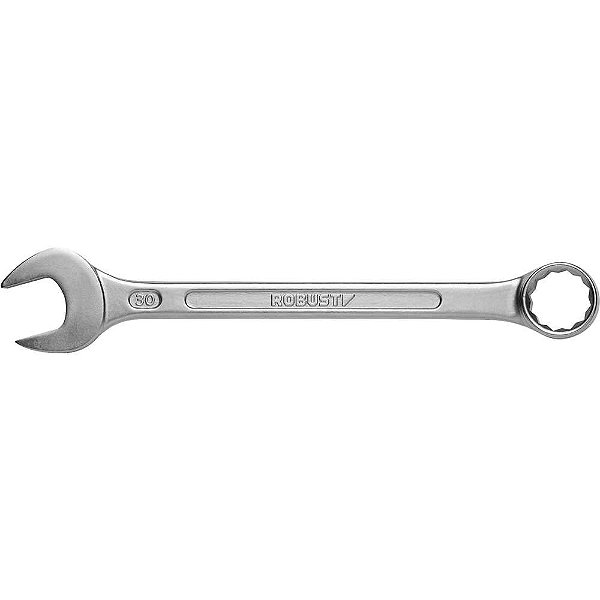 Chave combinada 30mm aço especial niquelado e cromado S09100300 3370049 ROBUST