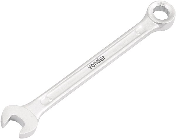 Chave combinada 6mm aço cromo vanádio reta VONDER
