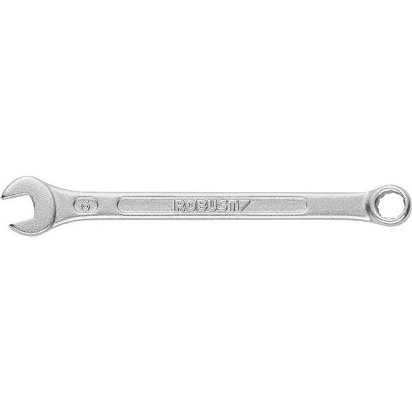 Chave combinada 6mm aço especial niquelado e cromado S09100060 3370028 ROBUST