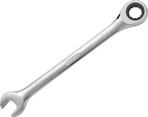 Chave combinada com catraca 3/4" aço cromo vanádio ST431048ST SATA