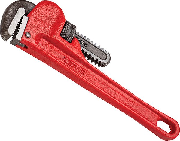 Chave cano/grifo 10" tipo Stillson aço cromo molibdênio Heavy Duty ST70803ST SATA