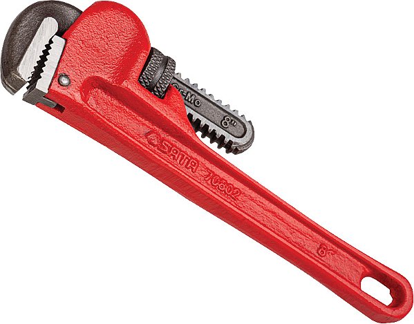 Chave cano/grifo 18" tipo Stillson aço cromo molibdênio Heavy Duty ST70806ST SATA