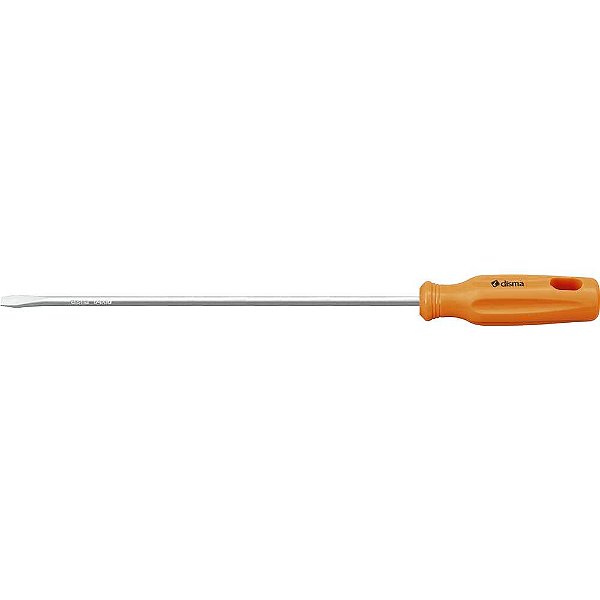 Chave de fenda 1/4" x 10" aço carbono DISMA