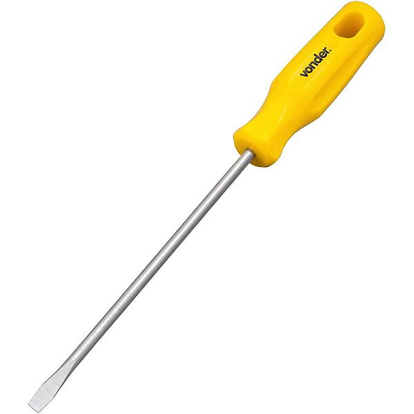 Chave de fenda 3/16" x 6" aço cromo vanádio com ponta magnetizada VONDER